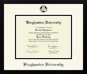 Binghamton University diploma frame - Icon in Gotham