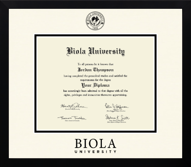 Biola University diploma frame - Icon in Gotham