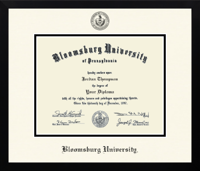 Bloomsburg University diploma frame - Icon in Gotham