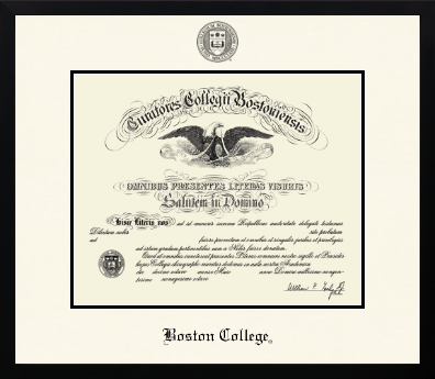 Boston College diploma frame - Icon in Gotham