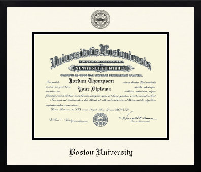 Boston University diploma frame - Icon in Gotham