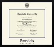 Brandeis University diploma frame - Icon in Gotham