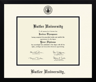 Butler University diploma frame - Icon in Gotham