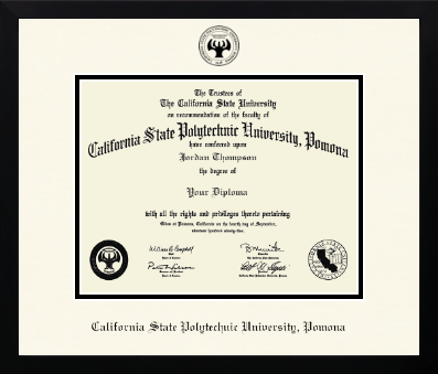 California State Polytechnic University, Pomona diploma frame - Icon in Gotham