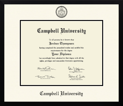 Campbell University diploma frame - Icon in Gotham
