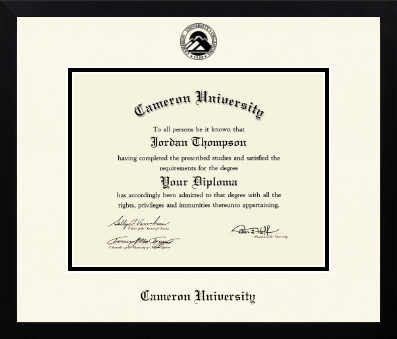 Cameron University diploma frame - Icon in Gotham