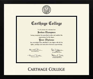Carthage College diploma frame - Icon in Gotham