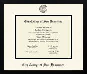 City College of San Francisco diploma frame - Icon in Gotham