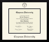 Chapman University diploma frame - Icon in Gotham