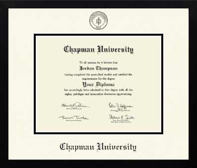 Chapman University diploma frame - Icon in Gotham