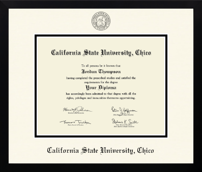 California State University Chico diploma frame - Icon in Gotham