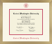 Central Washington University diploma frame - Icon in Chardonnay