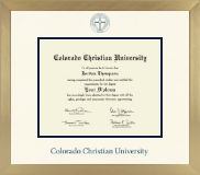 Colorado Christian University diploma frame - Icon in Chardonnay