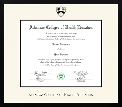 Arkansas Colleges of Health Education diploma frame - Icon in Gotham