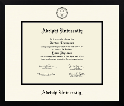 Adelphi University diploma frame - Icon in Gotham