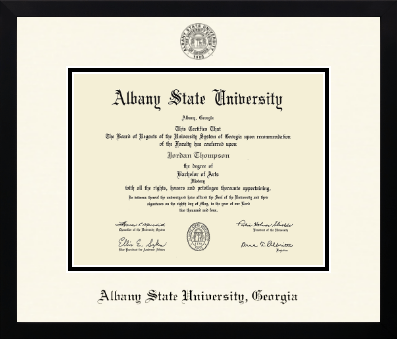 Albany State University in Georgia diploma frame - Icon in Gotham