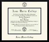 Anna Maria College diploma frame - Icon in Gotham