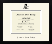 American River College diploma frame - Icon in Gotham