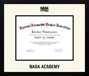 National Automobile Dealers Association diploma frame - Icon in Gotham
