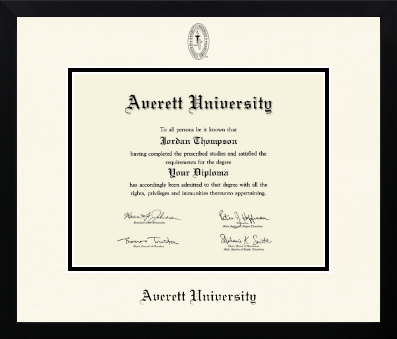Averett University diploma frame - Icon in Gotham