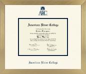 American River College diploma frame - Icon in Chardonnay