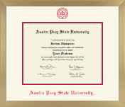 Austin Peay State University diploma frame - Icon in Chardonnay