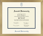 Averett University diploma frame - Icon in Chardonnay