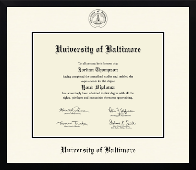 University of Baltimore diploma frame - Icon in Gotham