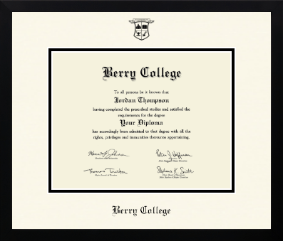 Berry College diploma frame - Icon in Gotham