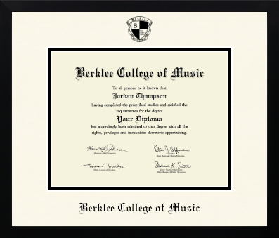 Berklee College of Music diploma frame - Icon in Gotham