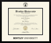 Bentley University diploma frame - Icon in Gotham