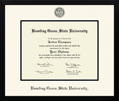 Bowling Green State University diploma frame - Icon in Gotham