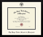 The Boys' Latin School of Maryland diploma frame - Icon in Gotham
