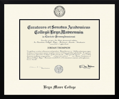Bryn Mawr College diploma frame - Icon in Gotham