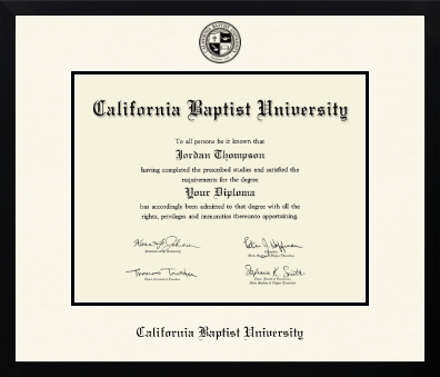 California Baptist University diploma frame - Icon in Gotham