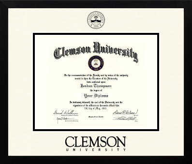 Clemson University diploma frame - Icon in Gotham