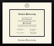 Carlow University diploma frame - Icon in Gotham
