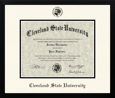 Cleveland State University diploma frame - Icon in Gotham