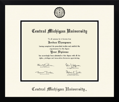 Central Michigan University diploma frame - Icon in Gotham