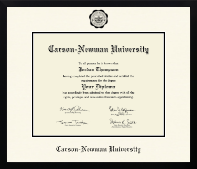 Carson-Newman University diploma frame - Icon in Gotham
