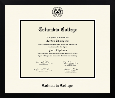 Columbia College diploma frame - Icon in Gotham