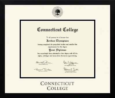 Connecticut College diploma frame - Icon in Gotham
