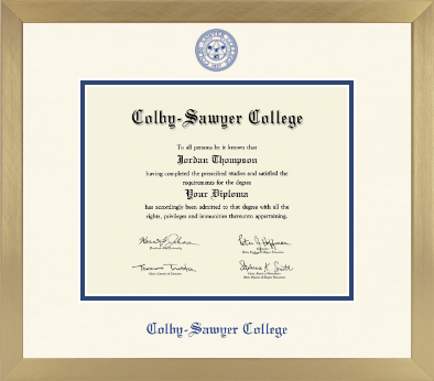 Colby-Sawyer College diploma frame - Icon in Chardonnay