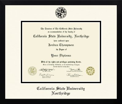California State University Northridge diploma frame - Icon in Gotham
