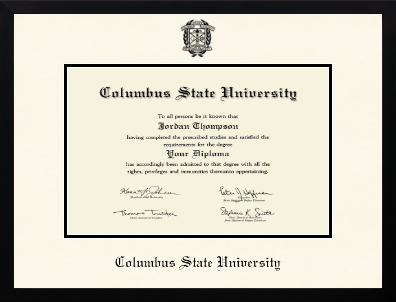 Columbus State University diploma frame - Icon in Gotham