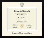 Concordia University - Irvine diploma frame - Icon in Gotham