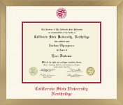 California State University Northridge diploma frame - Icon in Chardonnay