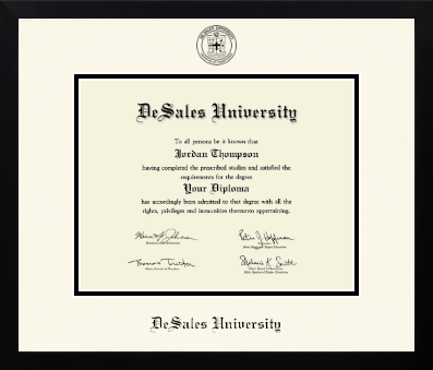 DeSales University diploma frame - Icon in Gotham