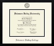 Delaware Valley University diploma frame - Icon in Gotham