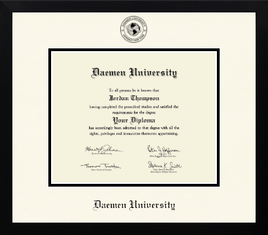 Daemen University diploma frame - Icon in Gotham